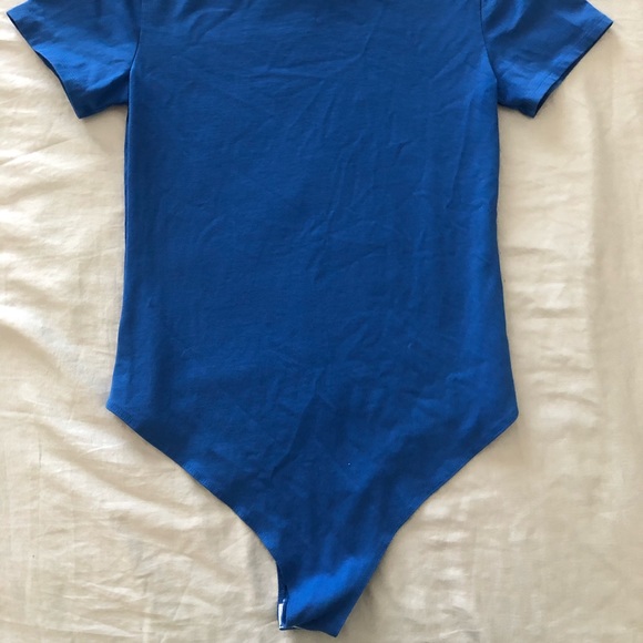 Womens MANGOPOP Royal Blue Bodysuit! Never worn! Size medium! - Picture 8 of 9